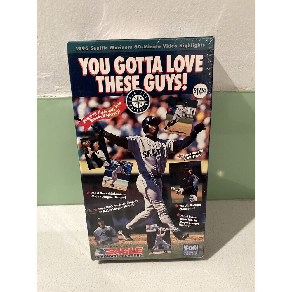 NEW SEALED VHS 1996 Seattle Mariners Season Highlights You Gotta Love These Guys